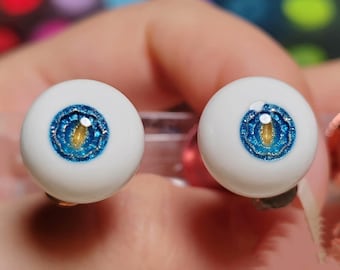 Resin BJD Doll Eyes: 10mm-24mm Safety Eyes for Reborn Dolls