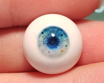 Yeux de poupée BJD en résine scintillante faits main : accessoires réalistes pour les yeux de jouet (8 mm-24 mm)