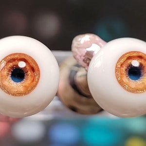 Realistic BJD Eyes 10mm-24mm, Safety Resin Eyes for Doll Making, Small/Normal Iris, Perfect for Reborn, DD, and Art Dolls