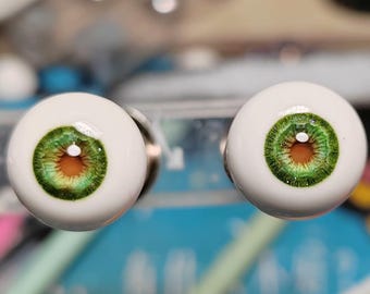 Realistic Resin BJD Doll Eyes: 8mm-24mm, Safety Eyes for Reborn & Art Dolls