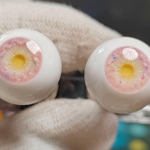 Flower Iris BJD Doll Eyes: Resin Safety Eyes (10mm-24mm)