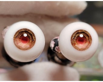 Hand-Painted Flower BJD Doll Eyes: Resin Eyes (8mm-24mm)
