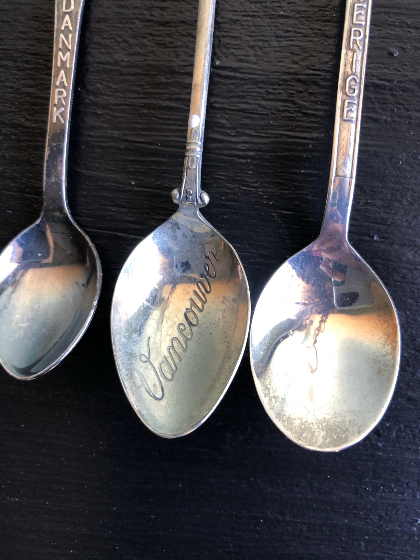 Vintage Souvenir Collectable Spoons from around the world Etsy