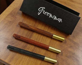 Groomsmen Gifts,Custom Mens Signature Pen,Personalized Signature Pen,Gift For Groomsmen,Groomsmen Signature Pen,Groomsman Gift,Wedding Favor