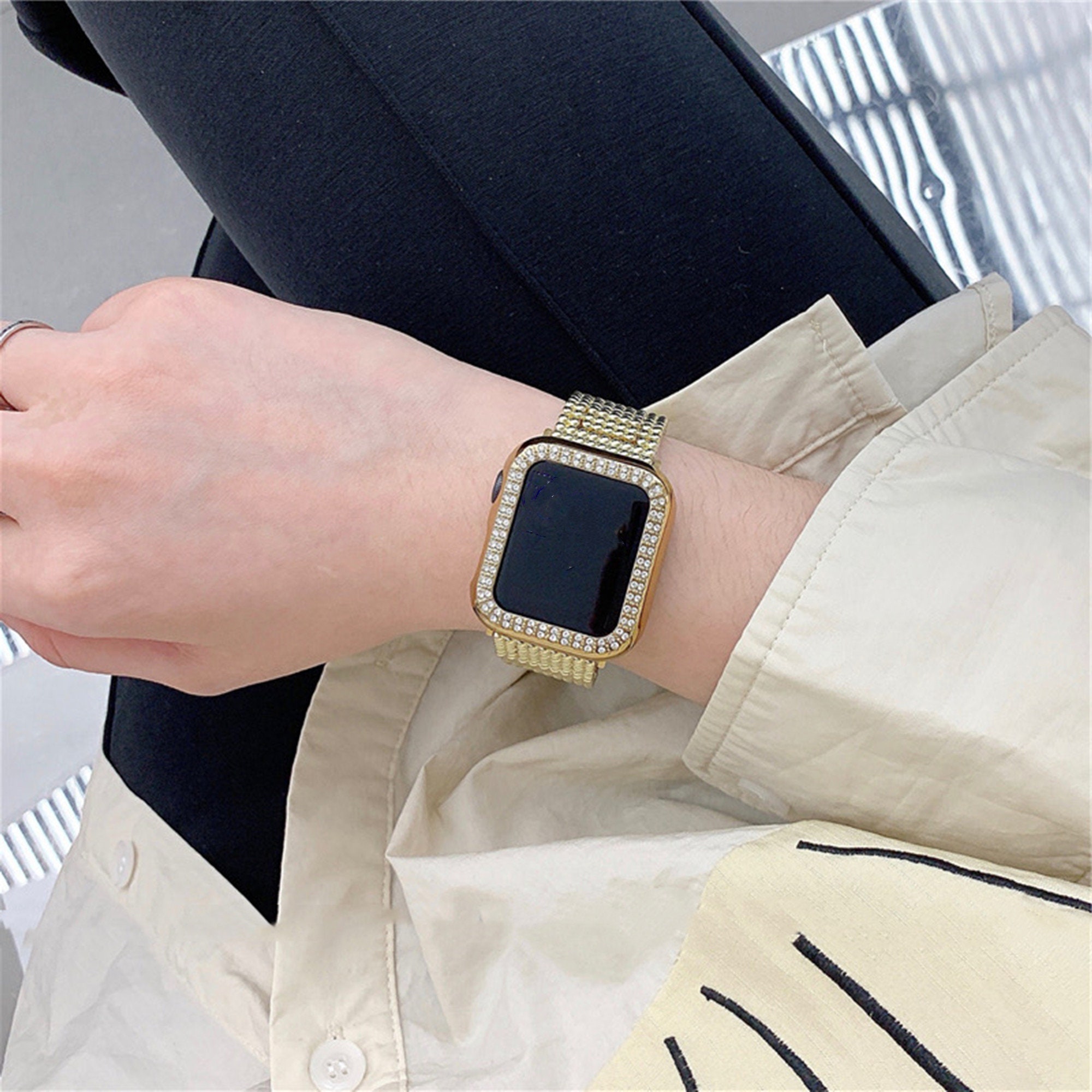Metal Apple Watch Band Gold Iwatch Band 38mm 44mm 40mm 42mm Etsy