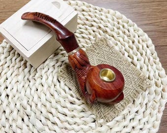 Father's Day Gift,Dragon Claw Tobacco Pipe,Handmade Wood Smoking Pipe,Tobacco bowl,Gift For Grandpa,Pipe Gift for Dad,Father's Birthday Gift