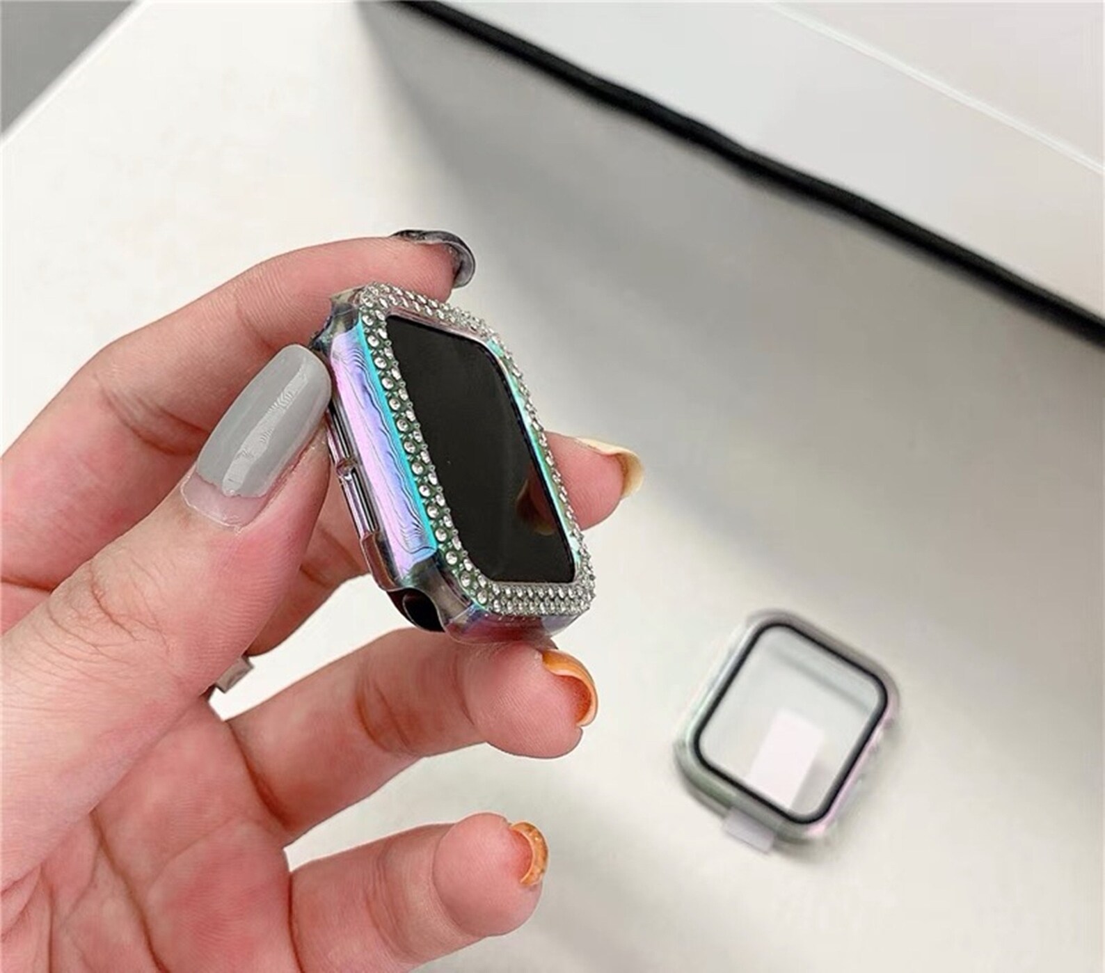 Bling Apple Watch Case Iwatch Cover Bezel 38mm 40mm 42mm Etsy