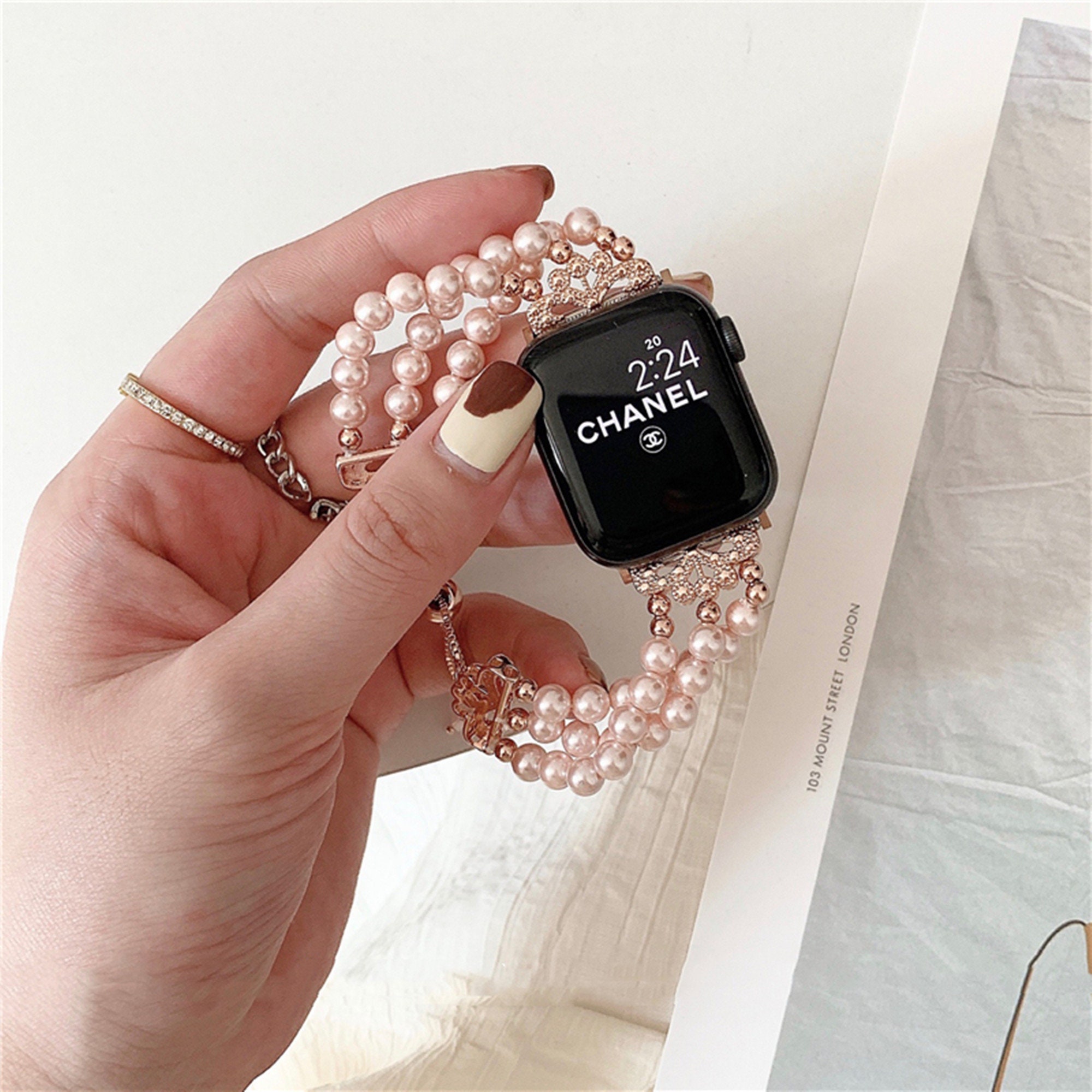 Rose Gold Iwatch Band 40mm 44mm 42mm 