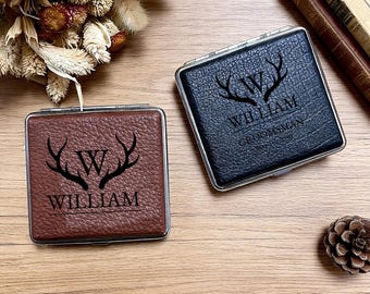 Cigarette Case for Best Man, Custom Name Cigarette Etui, Luxury Cigarette  Case, Personalized Cigarette Case, Leather Cigarette Travel Case