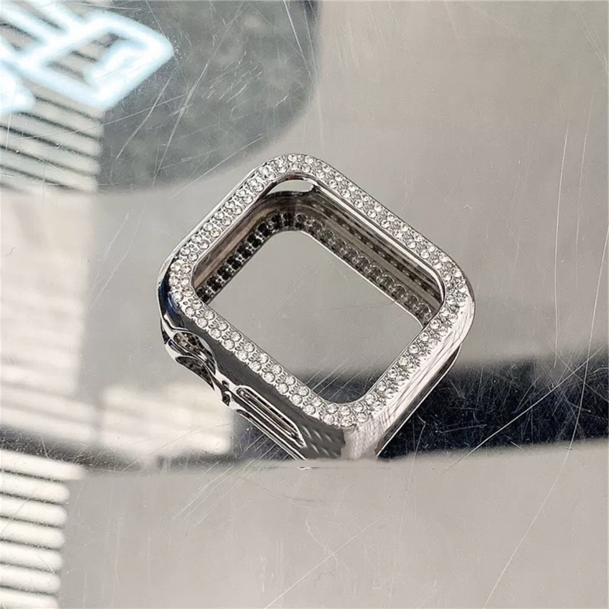 Diamond Apple Watch Case Iwatch Case 38mm 40mm 42mm 44mm Etsy