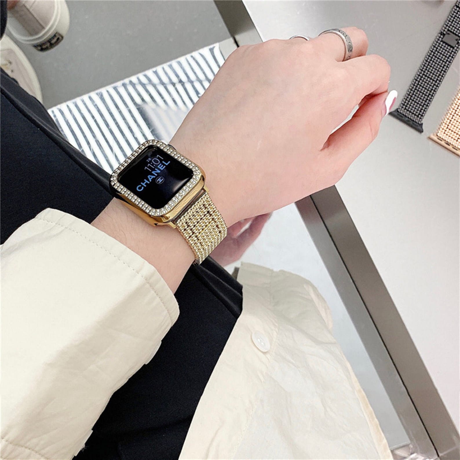 Metal Apple Watch Band Gold Iwatch Band 38mm 44mm 40mm 42mm Etsy