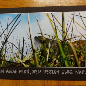 Trauerkarte Dem Auge fern