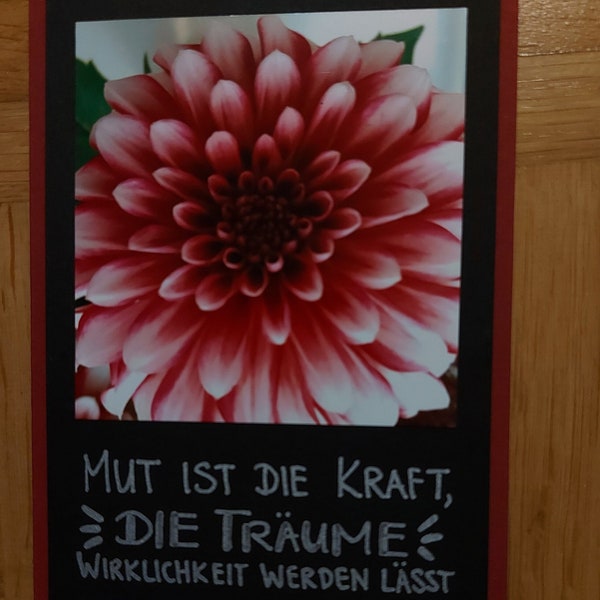 Grußkarte Mut