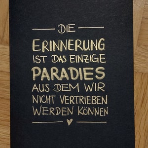 Trauerkarte Paradies