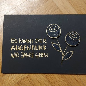Trauerkarte Rosen