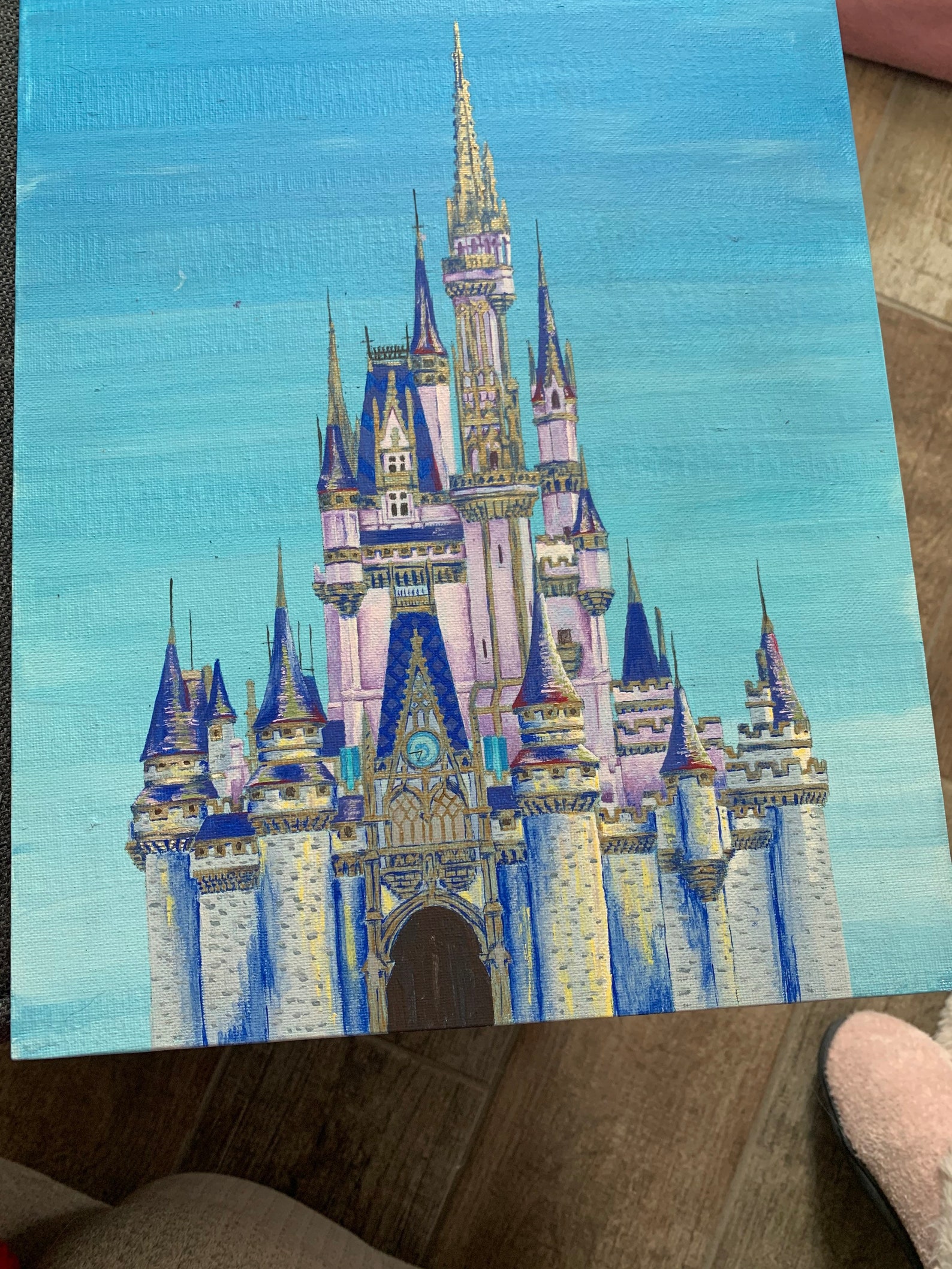 HandPainted Disney World Castle Etsy