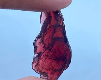 Natural Rhodolite Garnet Raw: Polished Facet Grade Gemstone