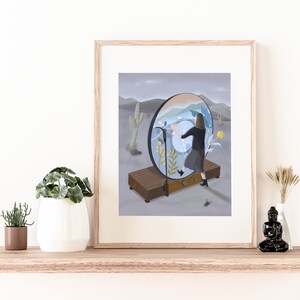 Kunstdruck: Eine andere Welt in der Musik.  Original Kunstwerk | Gemälde | Illustration Kunst |  Poster | Hausdekor | Wanddekoration