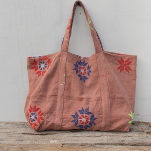 Bag, Kantha bag, Bag, Vintage, Fashion bag, Vintage kantha bag tote bag, FREESHIPPING
