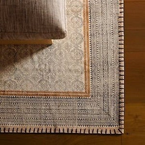 Square cotton rug 4x4 feet / 5x5 feet /6x6 feet / 7x7 feet / 8x8 feet / 9x9 feet / 10x10 feet / 11x11 feet / 12x12 feet area rug, carpet