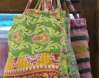 Bags, Kantha bag, Bag, Vintage, 5 pcs, Fashion bag, Vintage kantha bag tote bag, FREESHIPPING