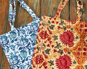 Cotton tote Bags, 25 Pcs, Block print Bags, Shopping Bag, Market Bags, tote bag, Assorted bags, Favour bags.