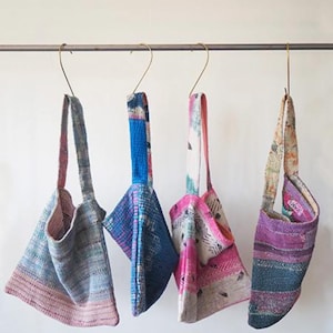Bags, Kantha bag, Bag, Vintage, 5 pcs, Fashion bag, Vintage kantha bag tote bag, FREESHIPPING