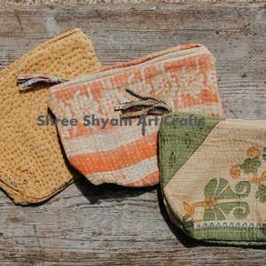 dopp kit, pouch, Bag, kantha bag, 30 pcs, pouch bag,Handmade pouches, Fashion pouches ,Women bag,banjara pouches, EXPRESS SHIPPING zdjęcie 2