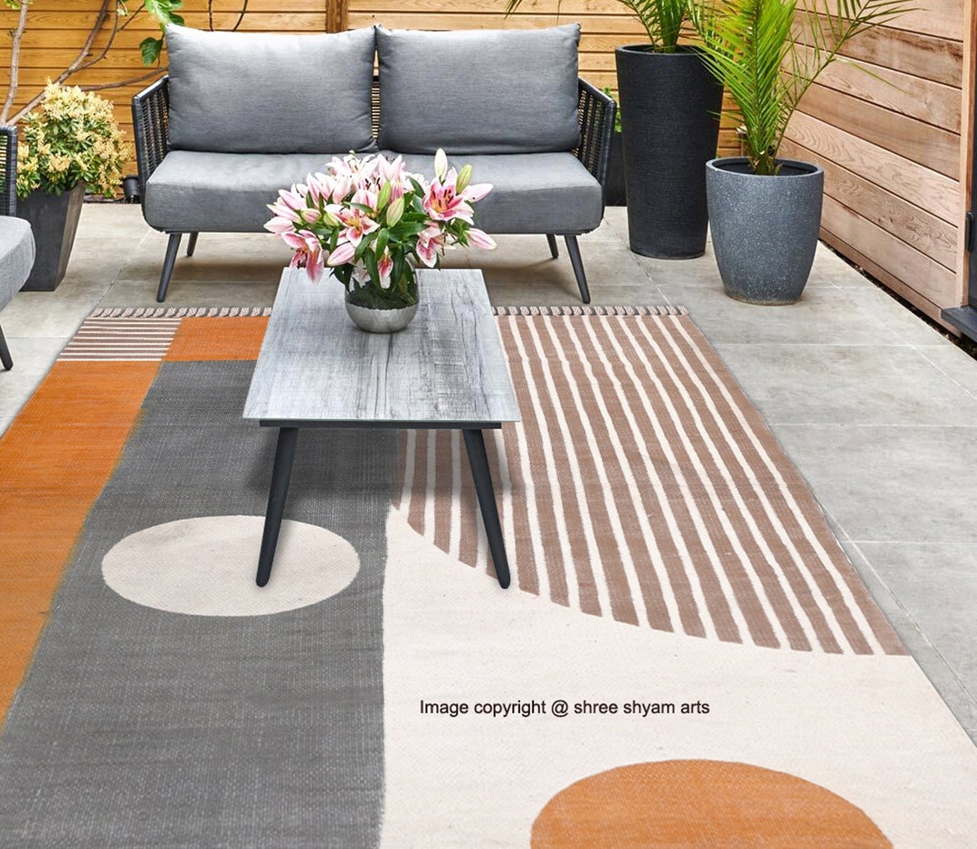 Square Cotton Rug 4x4 Feet / 5x5 Feet /6x6 Feet / 7x7 Feet / Etsy