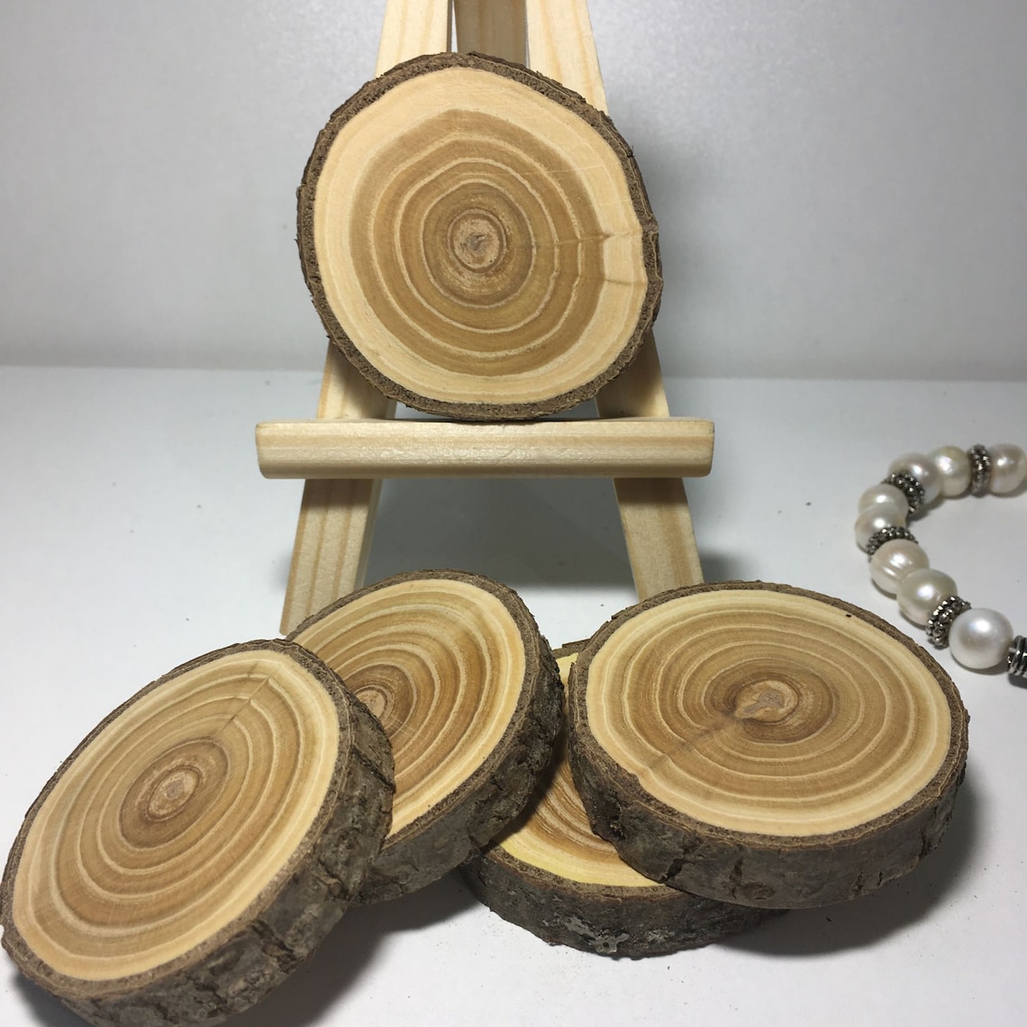 Set 5 wood slice round Buckthorn wooden slices for DIY Etsy
