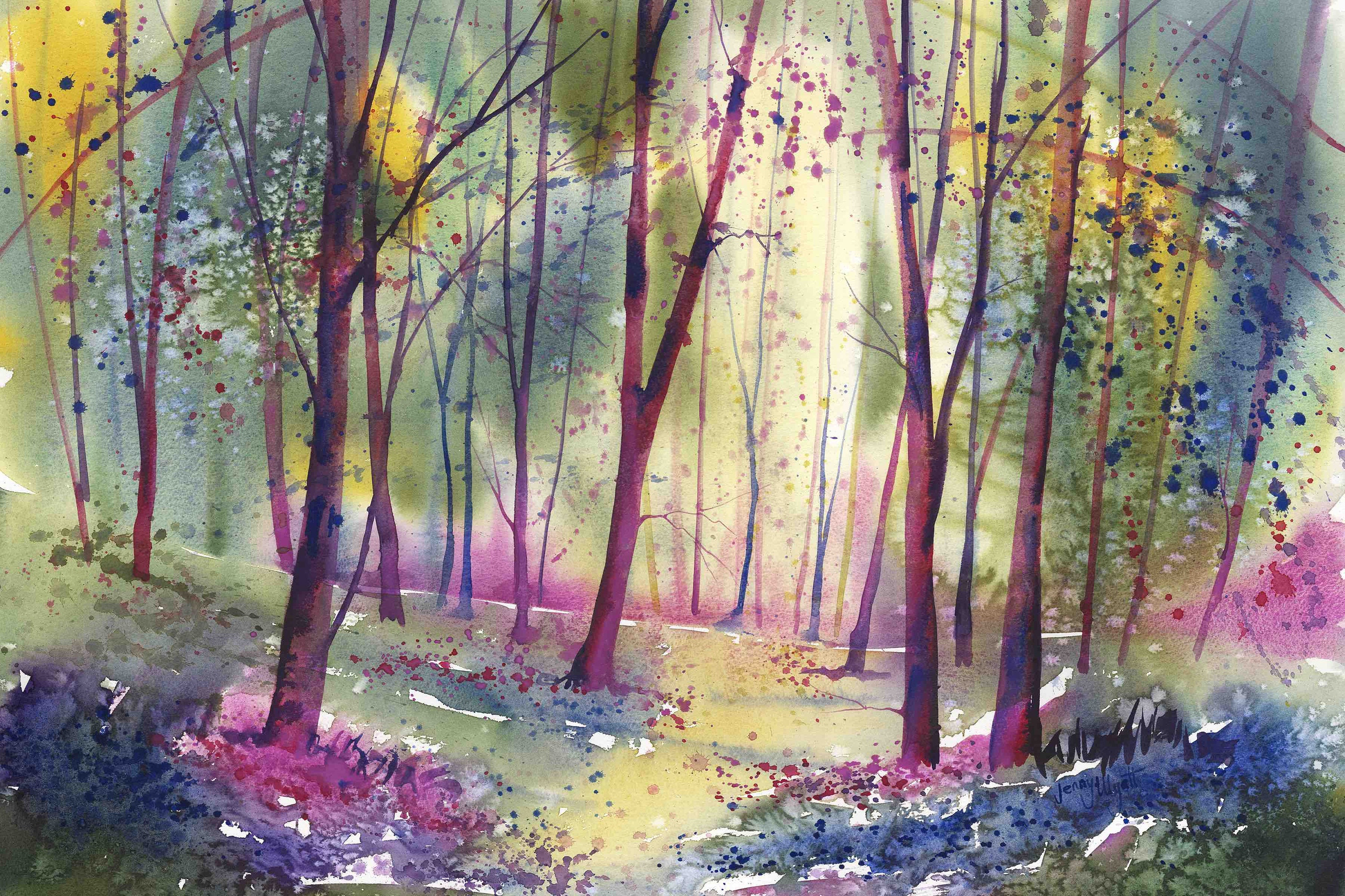 A5 Card From an Original Watercolour Painting by Jenny Ulyatt Greetings Card Blank inside. Embleton Bay