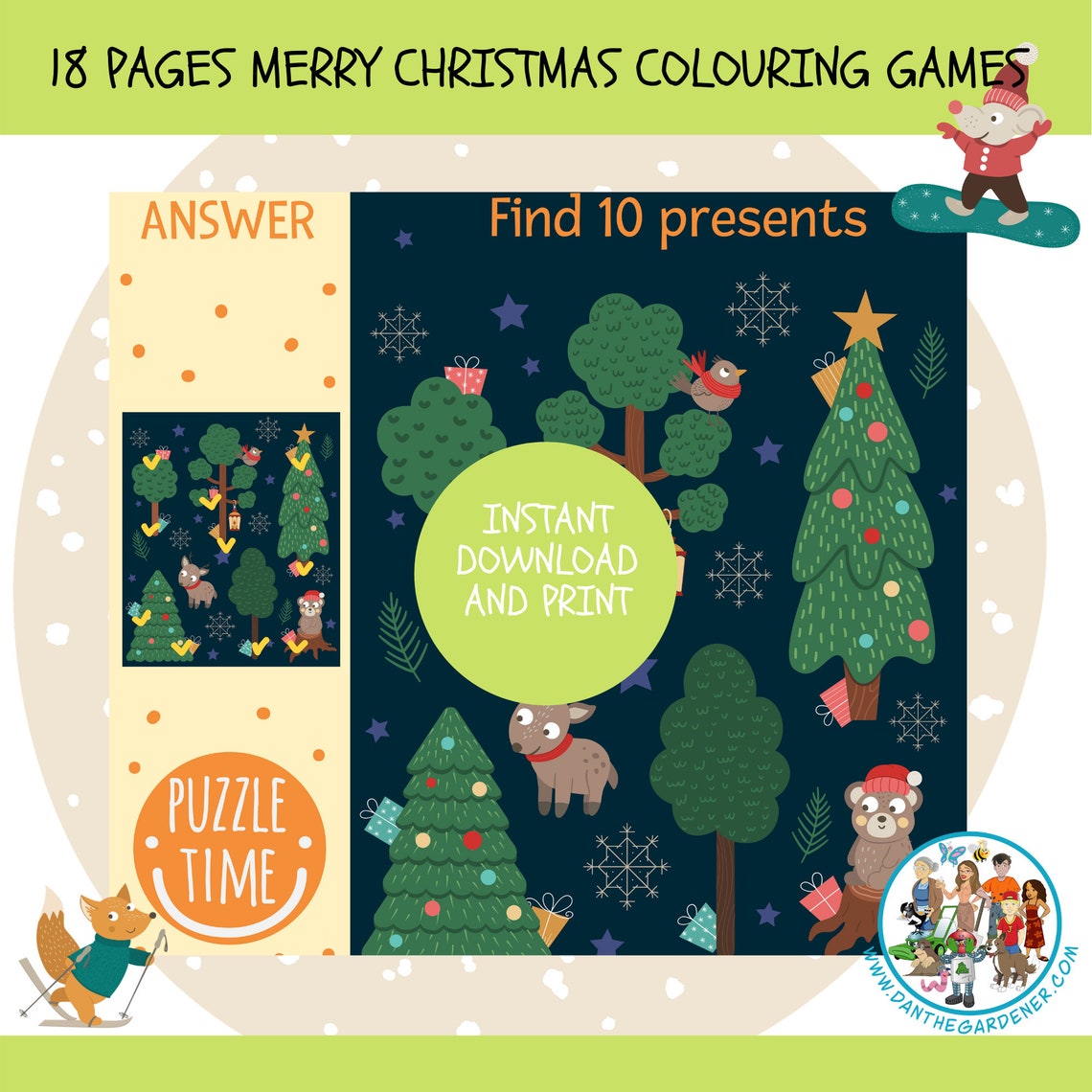 38 Merry Christmas Games &amp; Activities Instant PDF Download | Etsy