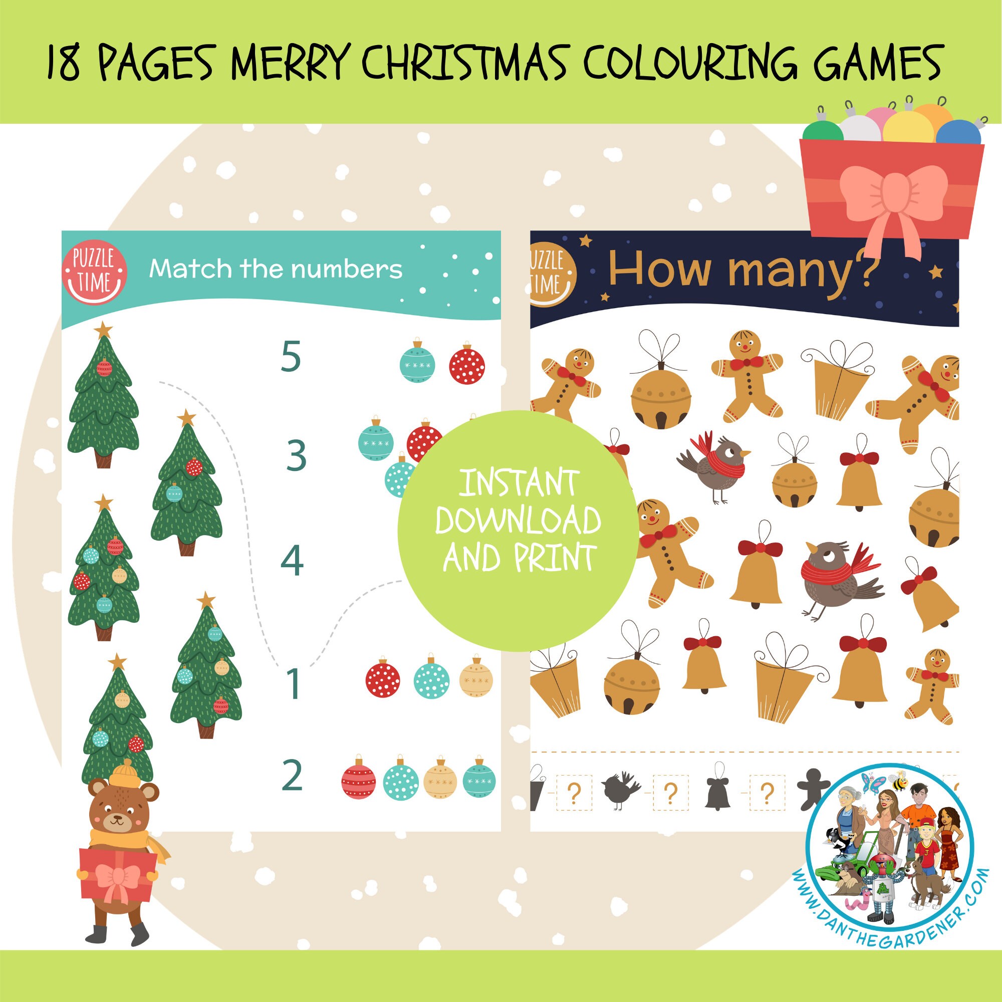 38 Merry Christmas Games & Activities Instant PDF Download  Etsy