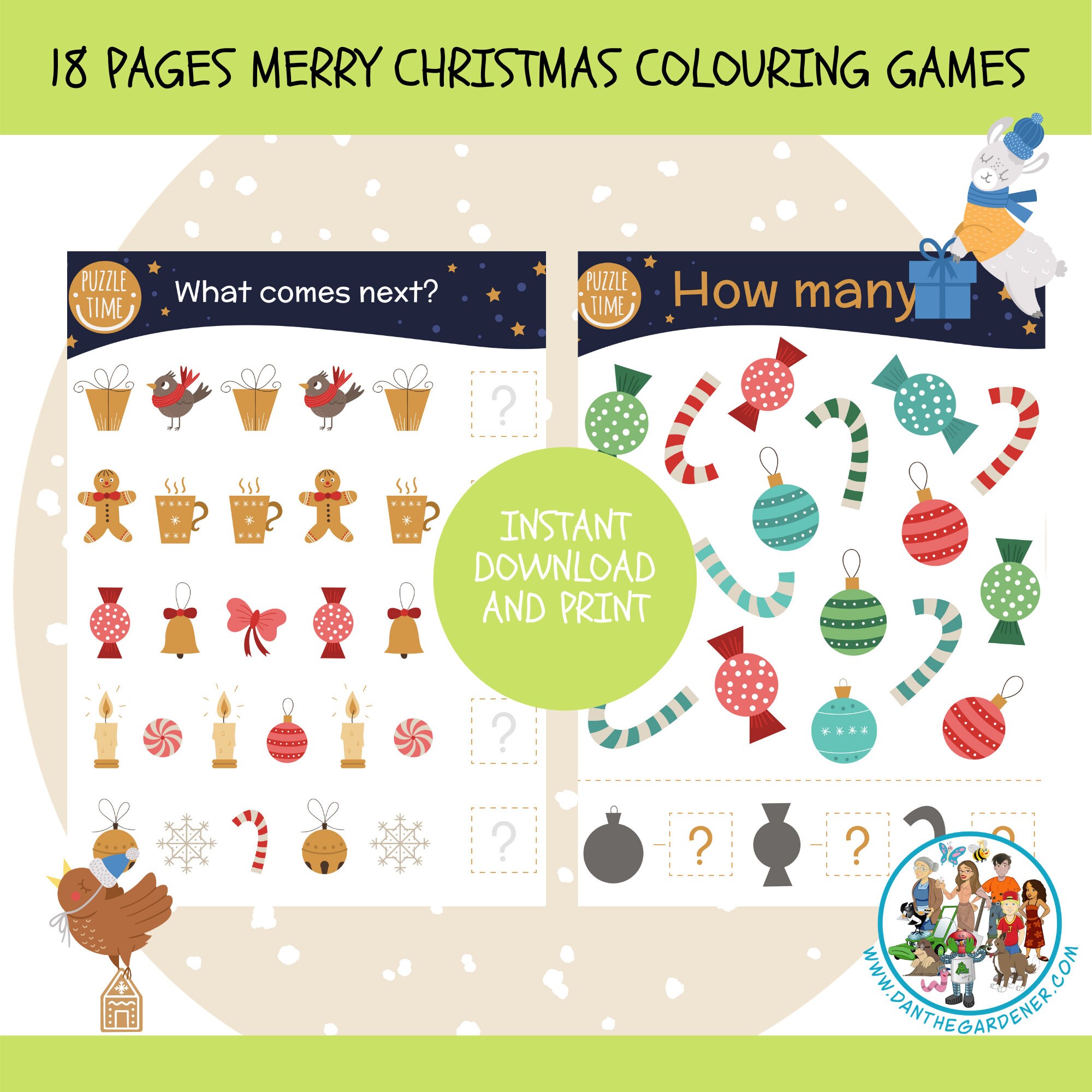 38 Merry Christmas Games & Activities Instant PDF Download  Etsy