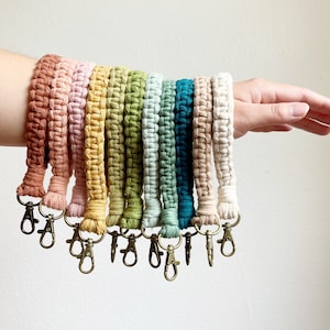 Macramé Armband Schlüsselanhänger
