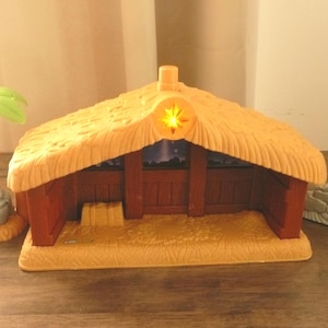 Vintage Fisher Price Nativity Set-Musical Light Up Manger-A Christmas Story-Replacement Piece-Pretend Play