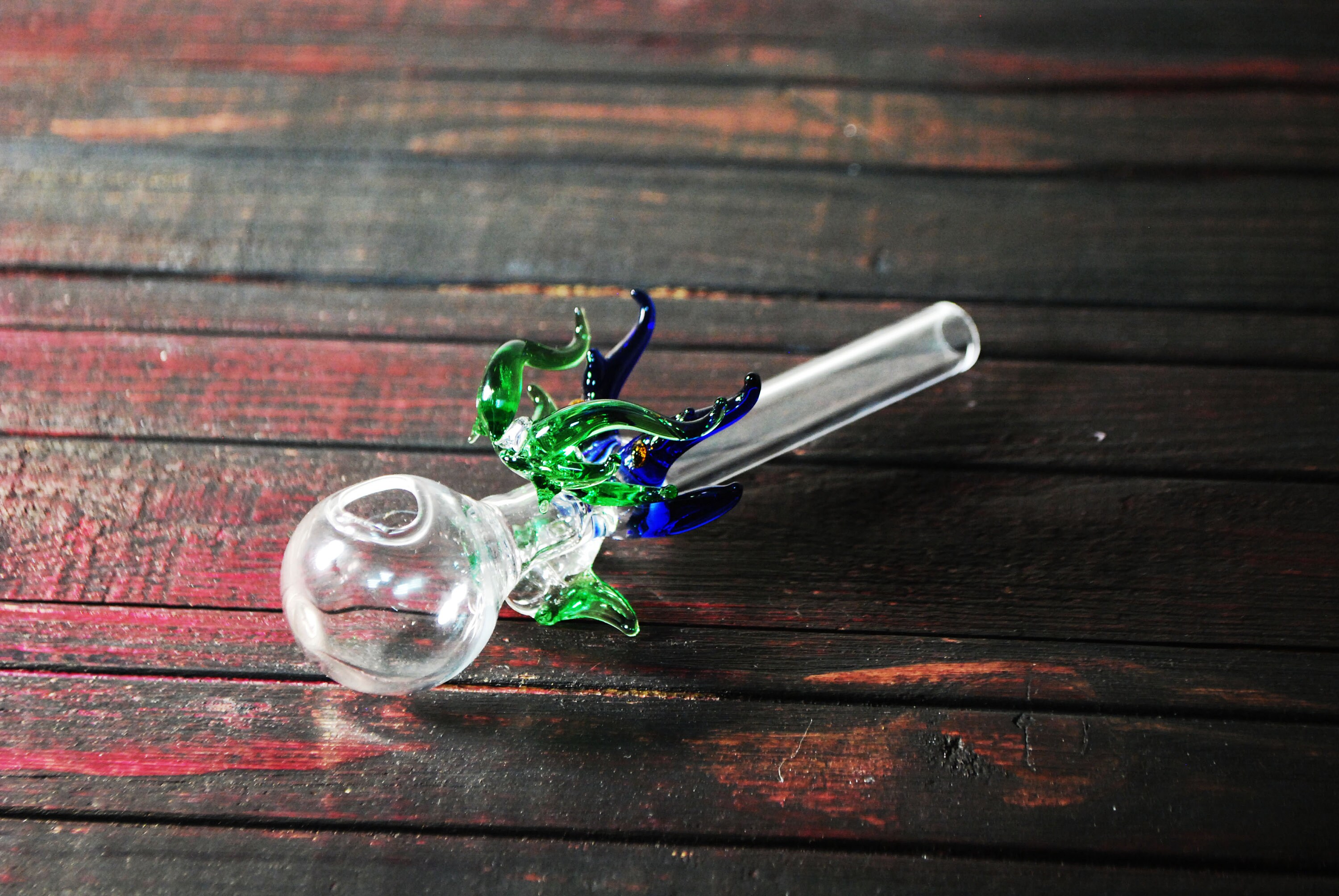 Dragon ball burner oil glass smoking pipe Handmade tobacco Etsy
