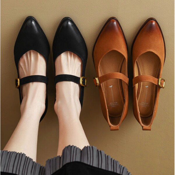 Leather Mary Janes Etsy