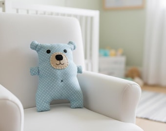 Traumkissenbär PDF-Muster – Einfaches Nähtutorial für Anfänger – Erinnerungsbär aus recyceltem Stoff – Geschenkidee für Kinder