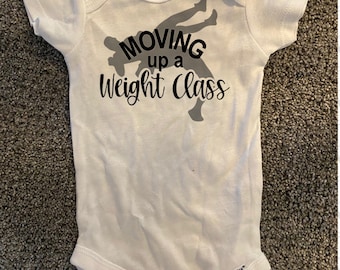 Wrestling t-shirt svg, eps, png and dxf Moving up a weight class svg, Wrestling svg, Wrestling Baby svg, cut files, svg files for cricut