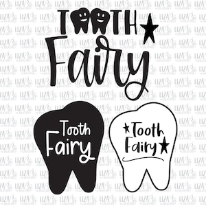 Tooth Fairy svg, dxf, eps, png, Tooth Fairy Pillow svg, Tooth svg, Cut File svg