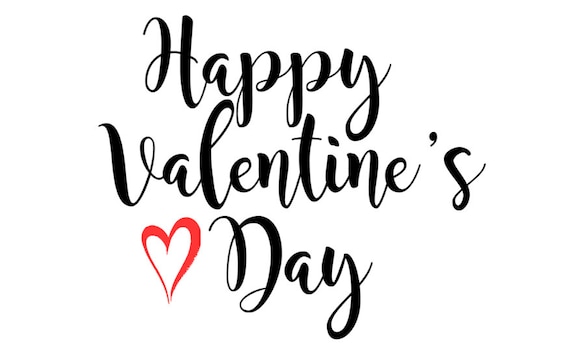 Happy Valentine's Day SVG Valentine's day svg png | Etsy