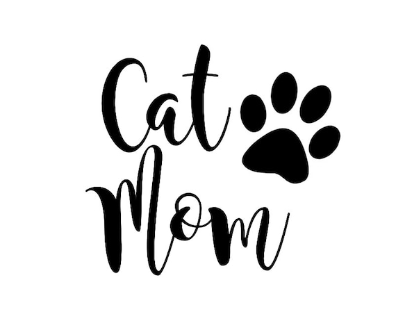 Cat Mom SVG PNG JPEG | Etsy