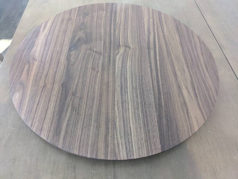 Lazy Susan Turntable 36 Inch Walnut Lazy Susan Extra Large Etsy