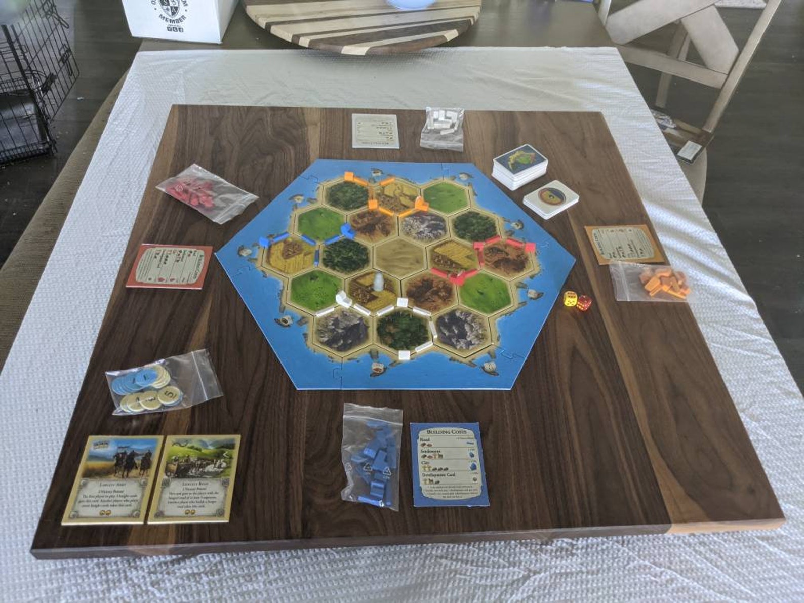 Rotating Game Table Rotating Puzzle Table Lazy Susan Etsy