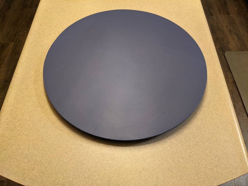 Wood Lazy Susan Blue Lazy Susan Turntable Navy Blue Lazy Etsy