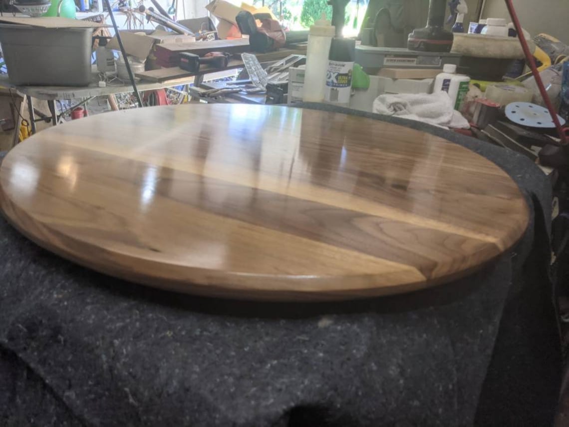 Lazy Susan Turntable Wood Lazy Susan Extra Large Lazy Etsy New Zealand