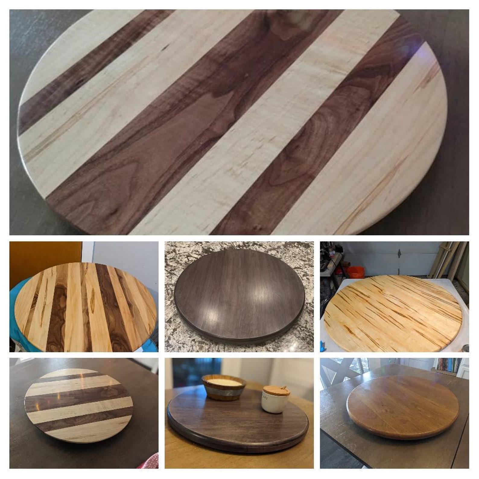 Custom Lazy Susan Turntable Lazy Susan Turntable Any Size Etsy