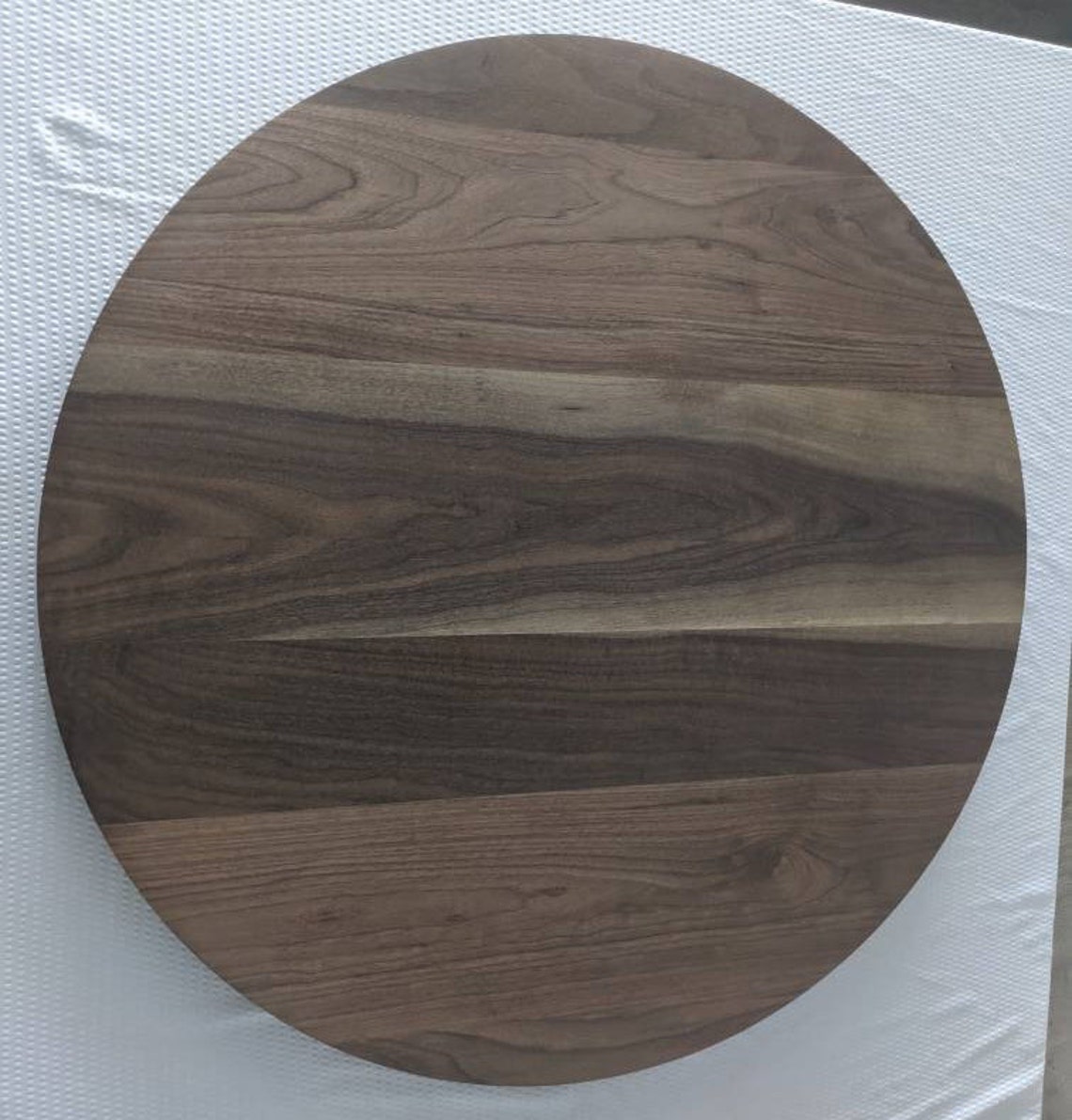 Lazy Susan Turntable Dark Walnut 36 Inch Lazy Susan Wood Etsy