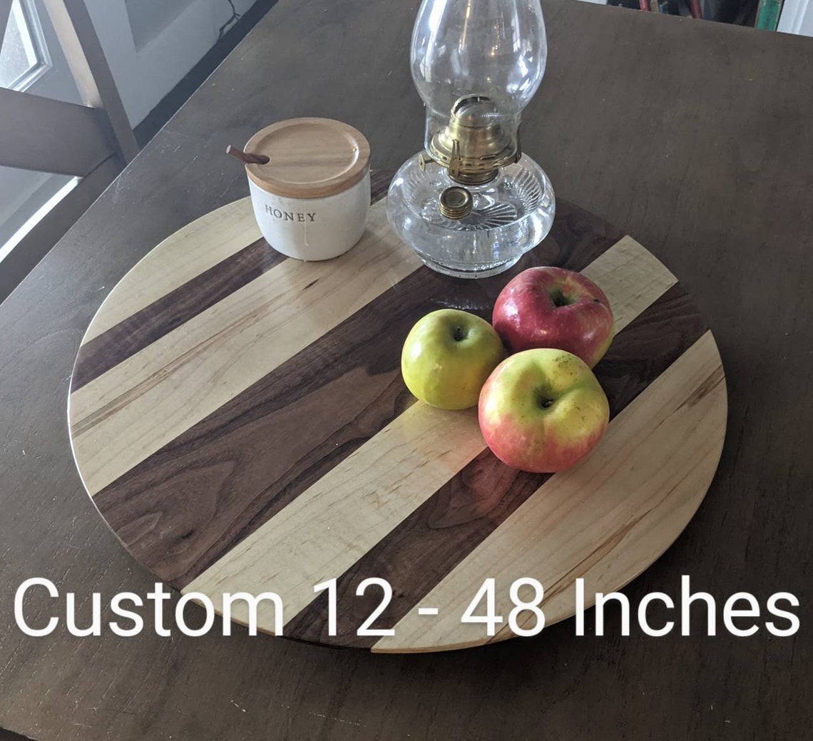 Faule Susan Turntable. Maßgeschneiderte jede Größe | Etsy